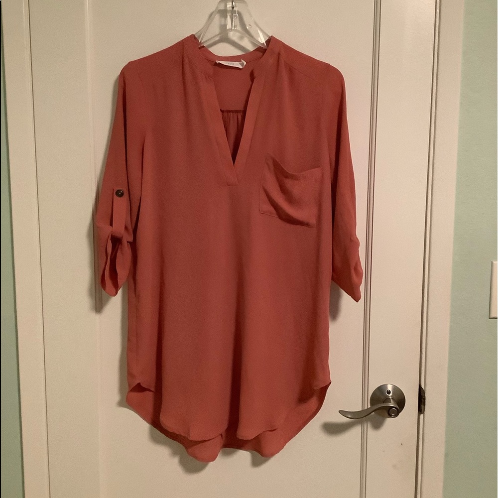 Lush tunic popover